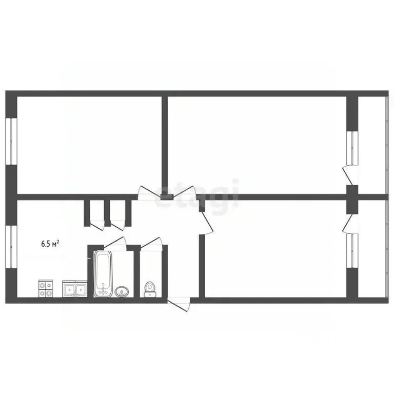 3-к кв. Мордовия, Саранск ул. Веселовского, 27 (60.3 м) - Фото 1