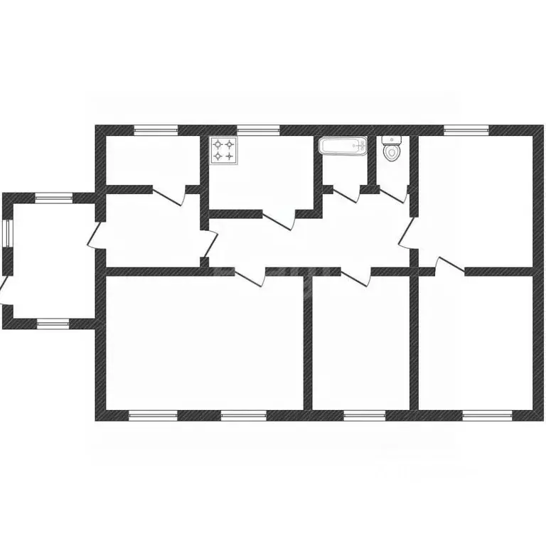 Дом в Белгородская область, Вейделевский район, пос. Викторополь ул. ... - Фото 2