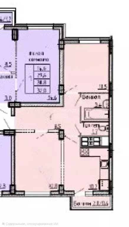 2-к кв. Московская область, Долгопрудный Парковая ул., 54 (55.0 м) - Фото 2