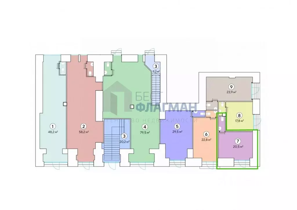 Помещение свободного назначения в Москва 1-я Тверская-Ямская ул., 11 ... - Фото 2
