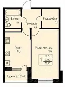 1-к кв. Краснодарский край, Краснодар пос. Березовый, ул. Имени А.Н. ... - Фото 0