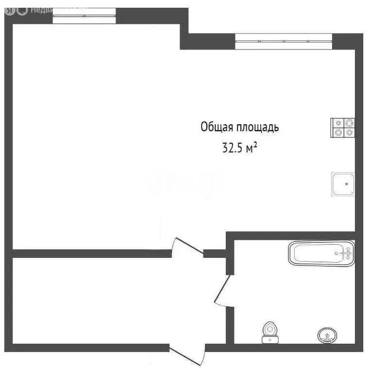 1-комнатная квартира: Кемеровский муниципальный округ, деревня Сухово, ... - Фото 0