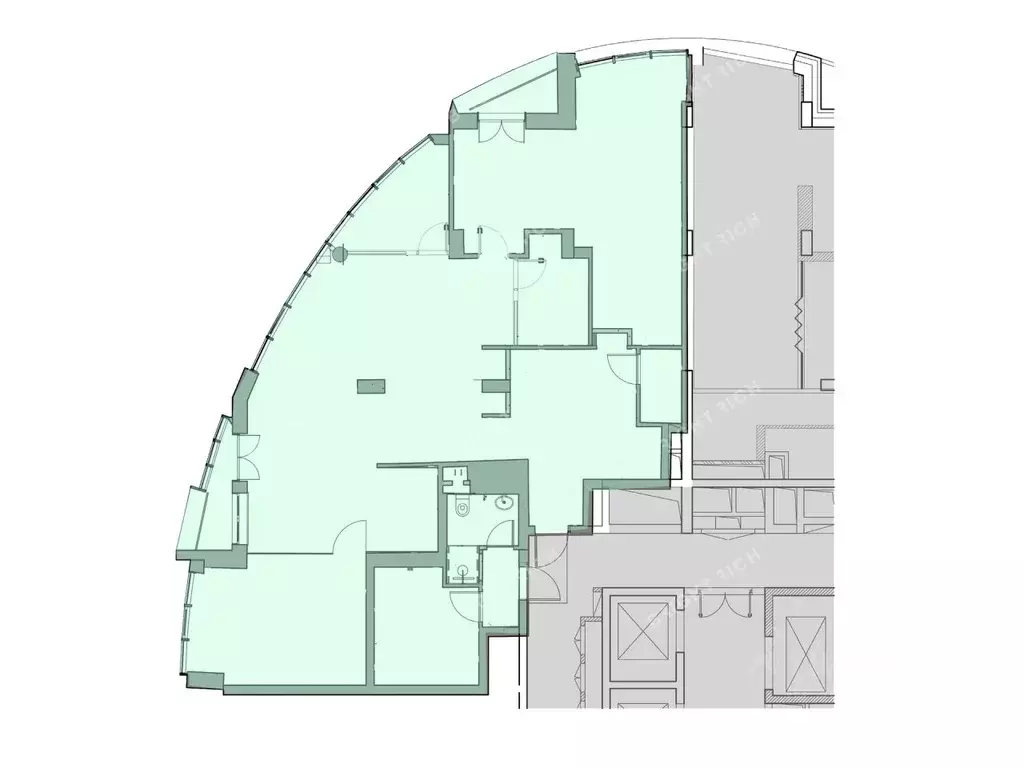 Офис в Москва Поклонная ул., 3к1 (180 м) - Фото 2