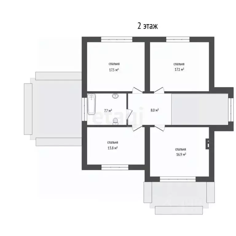 Дом в Тюменская область, Тюменский муниципальный округ, с. Кулаково, ... - Фото 1