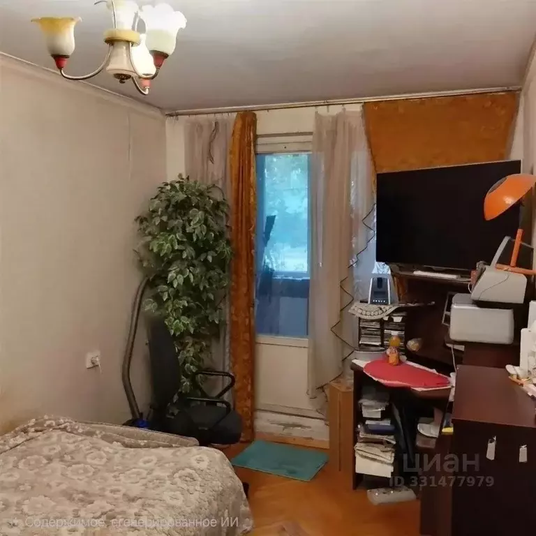 Комната Москва Шипиловская ул., 18 (18.0 м) - Фото 1