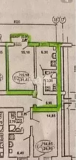 1-к. квартира, 31,2 м, 5/8 эт. - Фото 0