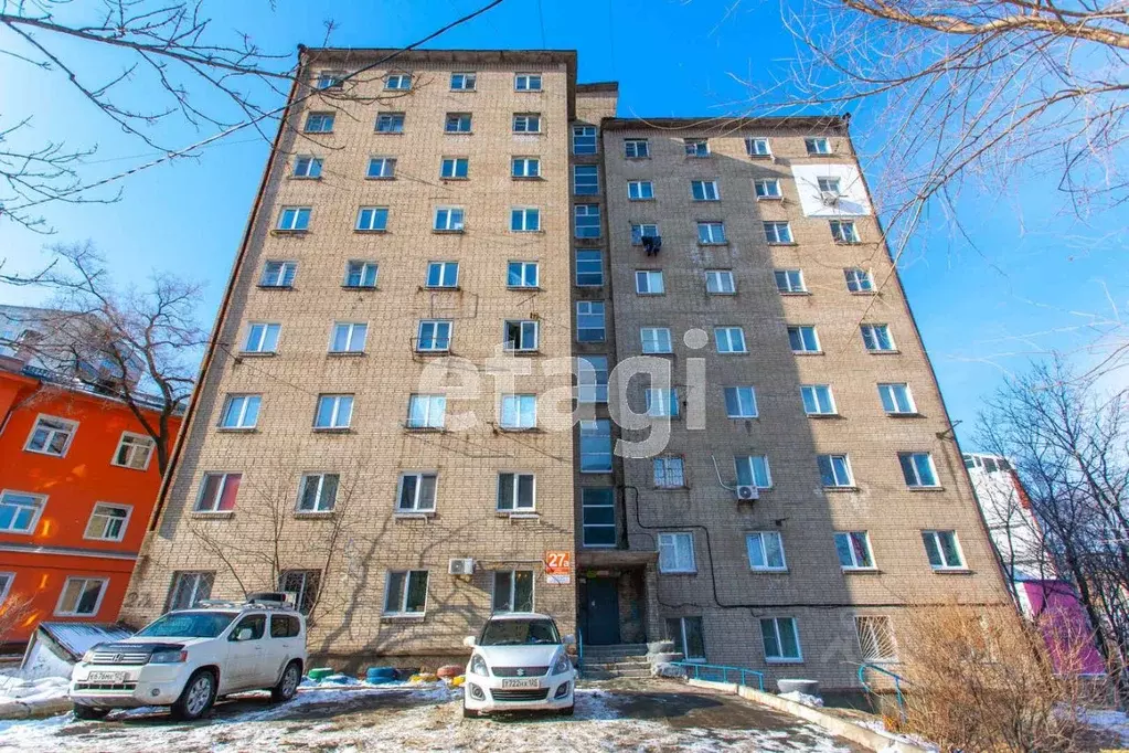 1-к кв. Приморский край, Владивосток Хабаровская ул., 27А (23.0 м) - Фото 0