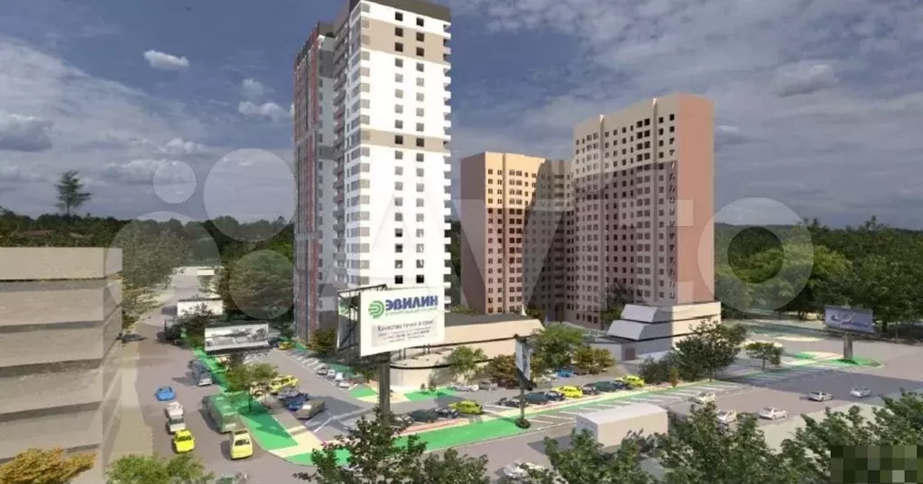 1-к. квартира, 43,4 м, 19/22 эт. - Фото 1