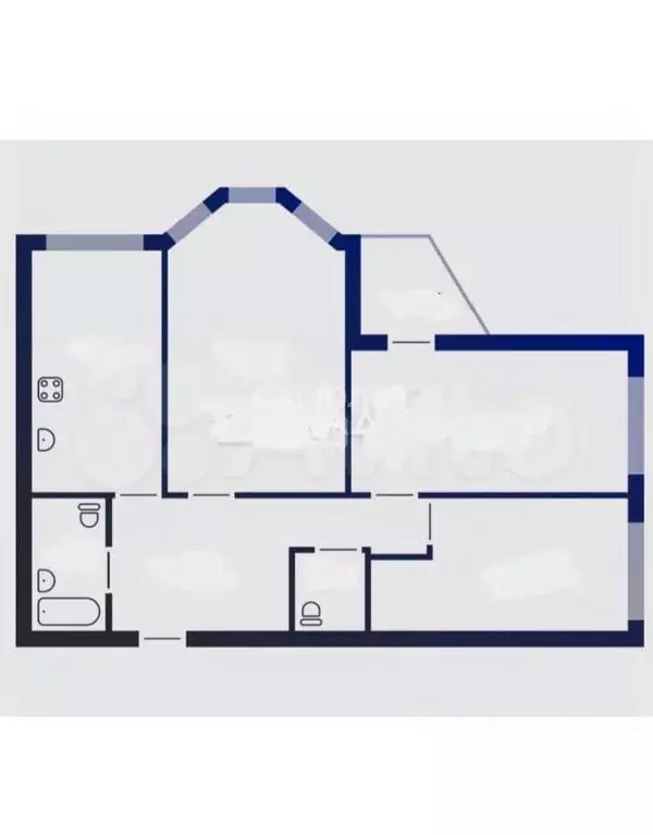 3-к кв. Липецкая область, Липецк Боевой проезд, 43 (80.2 м) - Фото 2