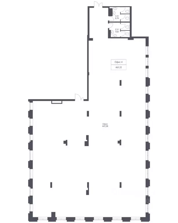 Офис в Новосибирская область, Новосибирск ул. Дуси Ковальчук, 246 (461 ... - Фото 1