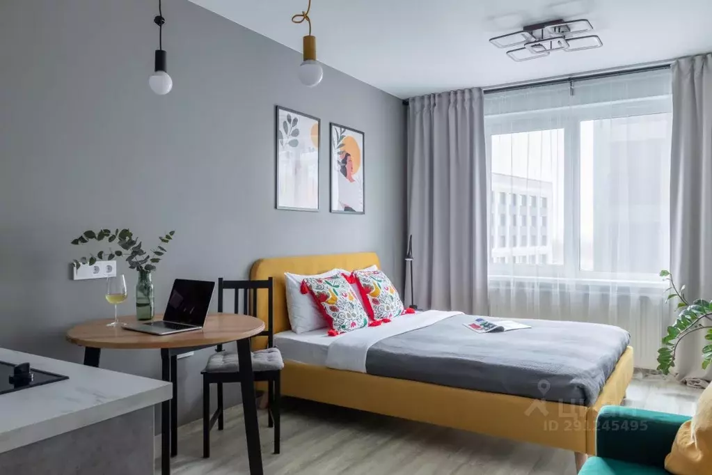 Студия Санкт-Петербург ул. Салова, 61 (26.0 м) - Фото 0