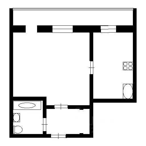 1-к кв. Санкт-Петербург бул. Новаторов, 35 (24.0 м) - Фото 1
