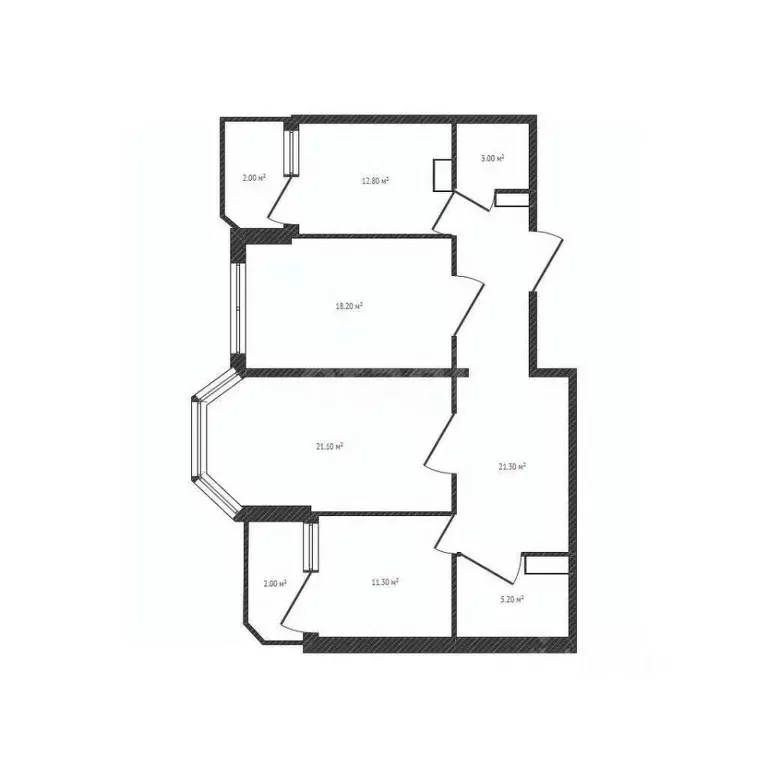 3-к кв. Брянская область, Брянск просп. Станке Димитрова, 65 (92.9 м) - Фото 1