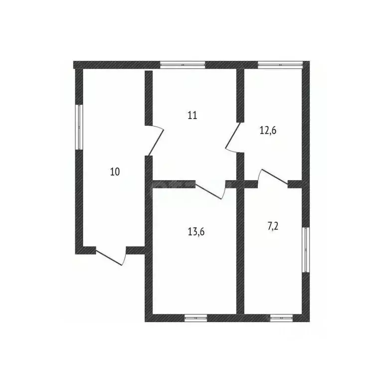 Дом в Белгородская область, Вейделевский район, с. Большие Липяги ул. ... - Фото 1