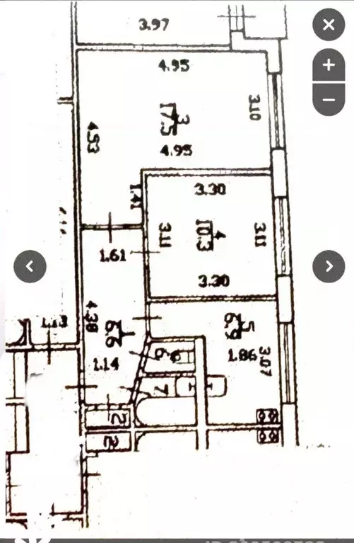 2-к кв. Санкт-Петербург ул. Антонова-Овсеенко, 25К1 (44.83 м) - Фото 2