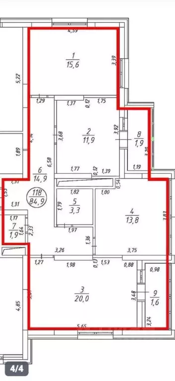 3-к кв. Башкортостан, Уфа ул. Энтузиастов, 10 (85.0 м) - Фото 1