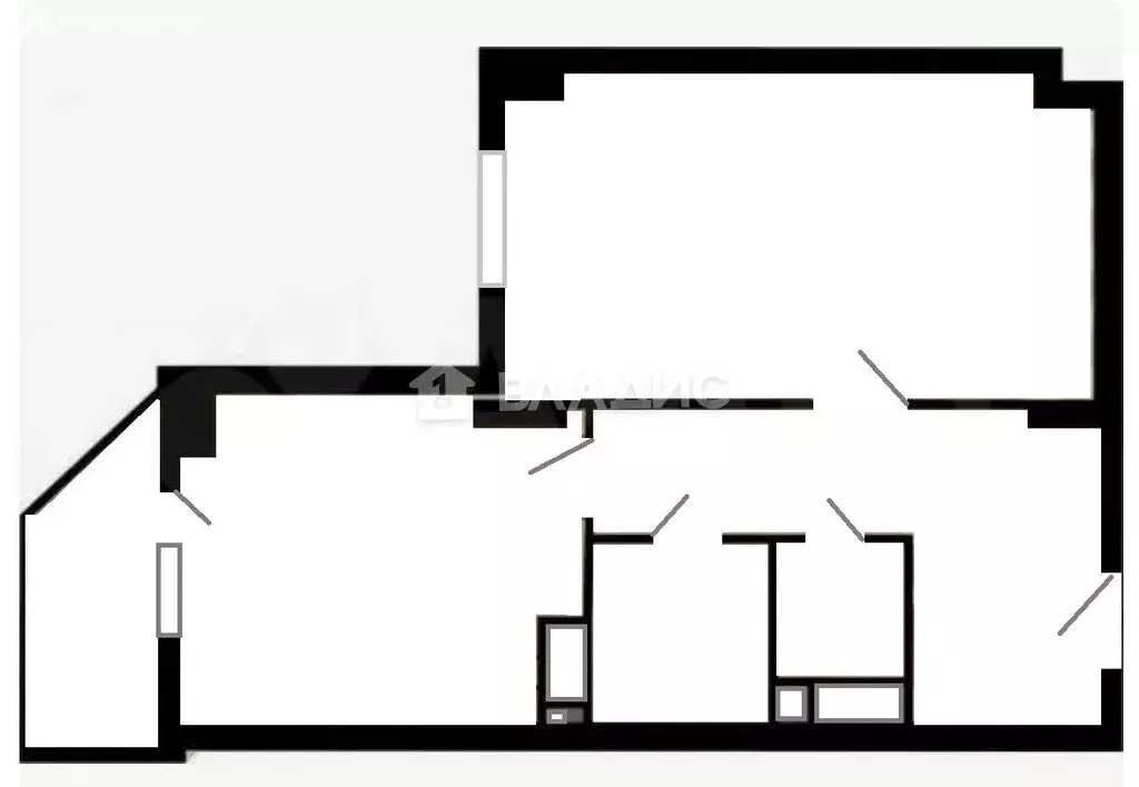 1-комнатная квартира: Воронеж, улица Историка Костомарова, 46 (46.8 м) - Фото 1