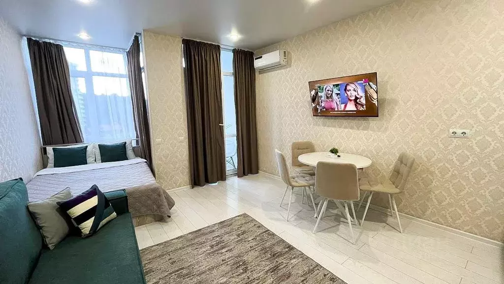 Студия Краснодарский край, Сочи Светлана мкр, ул. Депутатская, 10 ... - Фото 1