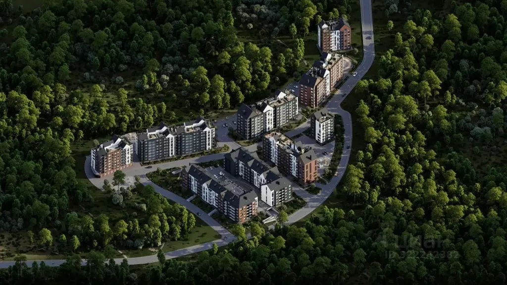 1-к кв. Калининградская область, Светлогорск Лесная Сказка жилой ... - Фото 1