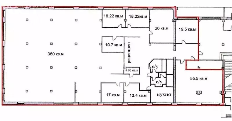 Офис (1502 м) - Фото 1