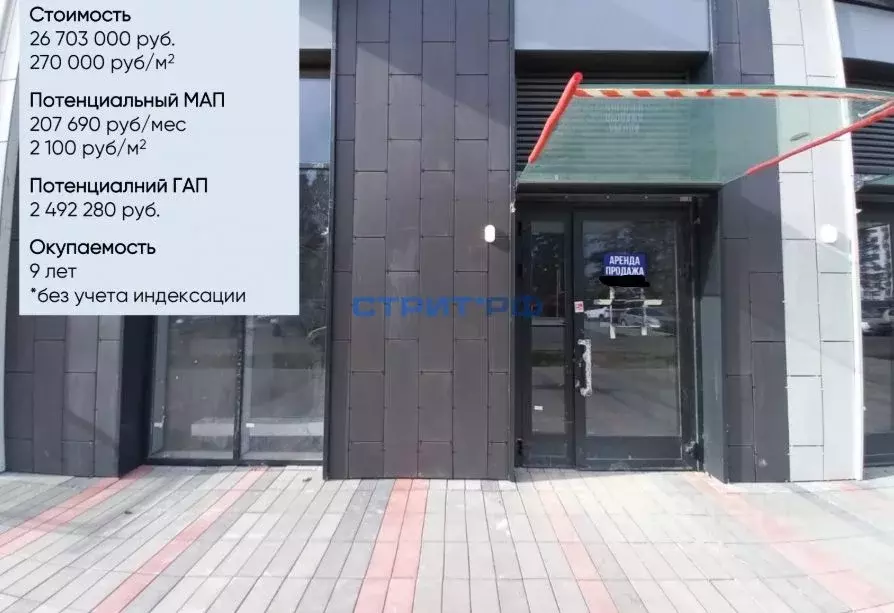 Торговая площадь в Московская область, Мытищи ул. Стрельбище Динамо, ... - Фото 2