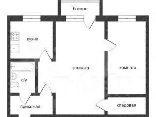 2-к кв. Владимирская область, Ковров ул. Строителей, 18 (48.4 м) - Фото 1