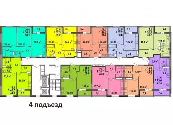 1-к кв. Владимирская область, Владимир ул. Смоленская, 3Б (38.3 м) - Фото 1