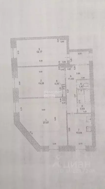 3-к кв. Ульяновская область, Ульяновск ул. Карла Маркса, 28/73 (92.8 ... - Фото 2