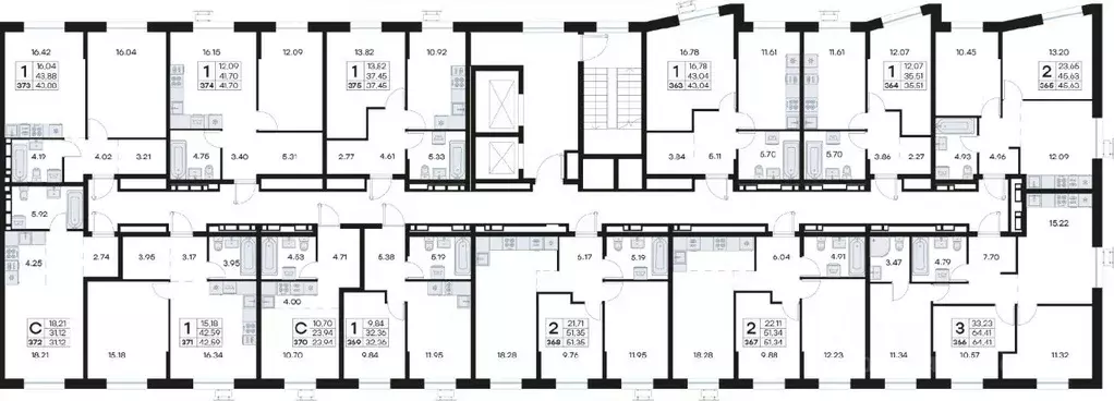 1-к кв. Приморский край, Владивосток Катерная ул., 31/2 (43.04 м) - Фото 2