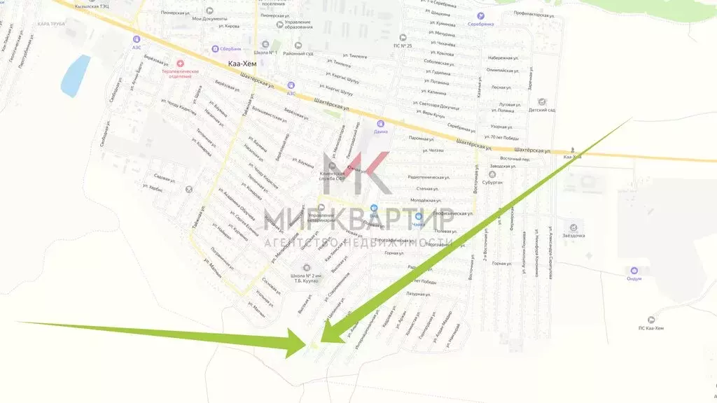 Участок в посёлок городского типа Каа-Хем, 2-я Целинная улица (8.5 м) - Фото 2