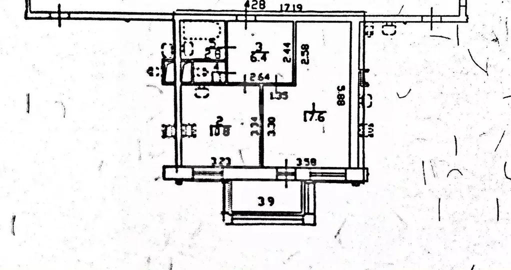 1-к кв. Санкт-Петербург 5-й Предпортовый проезд, 1 (38.4 м) - Фото 2