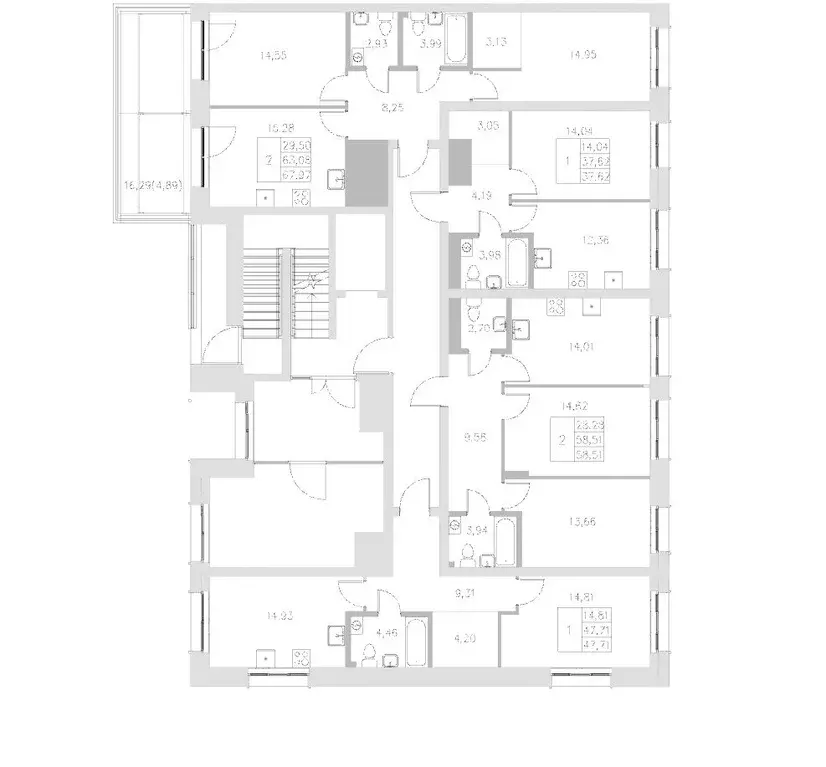 2-к кв. Татарстан, Казань Адмиралтейская Слобода мкр, Статум жилой ... - Фото 1