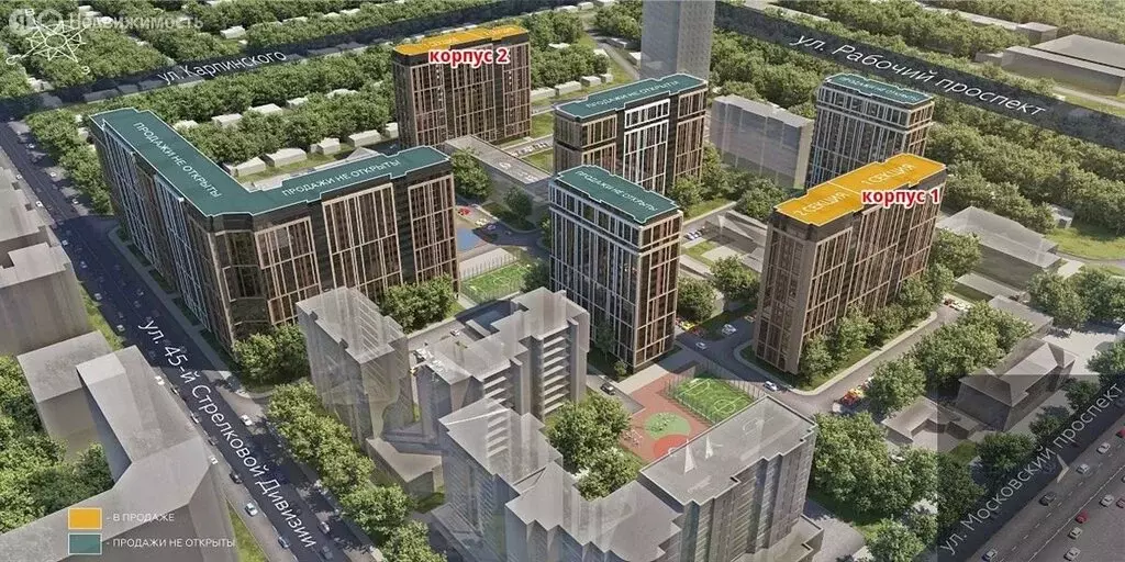 3-комнатная квартира: Воронеж, улица Славы, 9 (72.5 м) - Фото 1