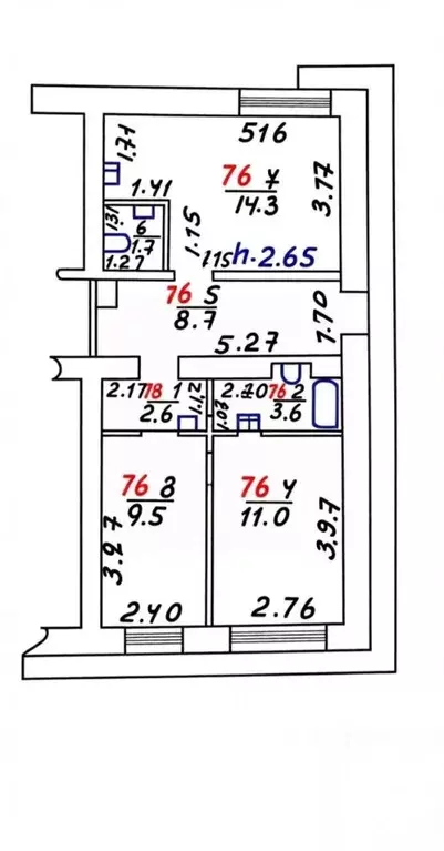 2-к кв. Крым, Ялта ул. Горького, 21 (51.4 м) - Фото 2