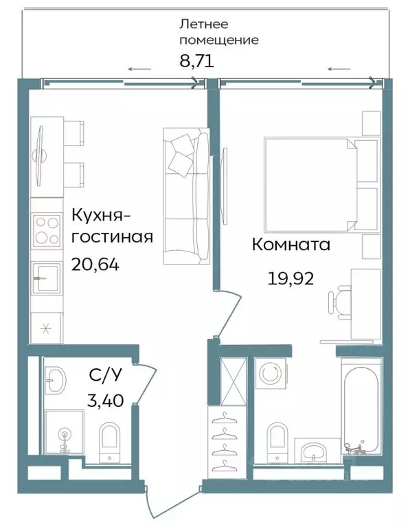 2-к кв. Крым, Саки ул. Морская (52.67 м) - Фото 0