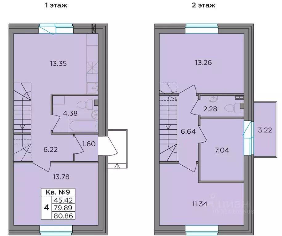 Таунхаус в Ленинградская область, Тосненский район, Федоровское ... - Фото 1