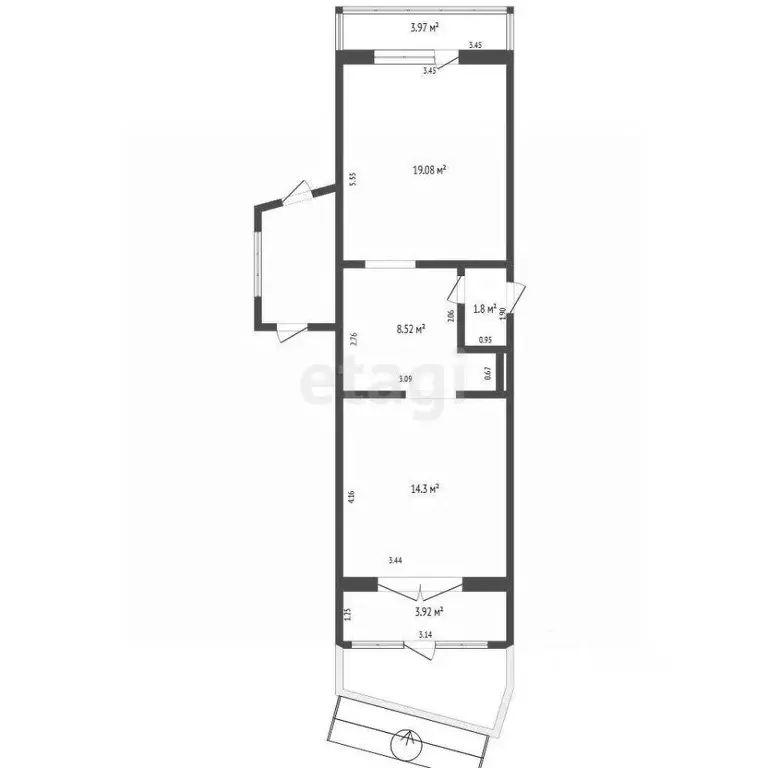 Торговая площадь в Мордовия, Саранск Лямбирское ш., 21 (20 м) - Фото 2