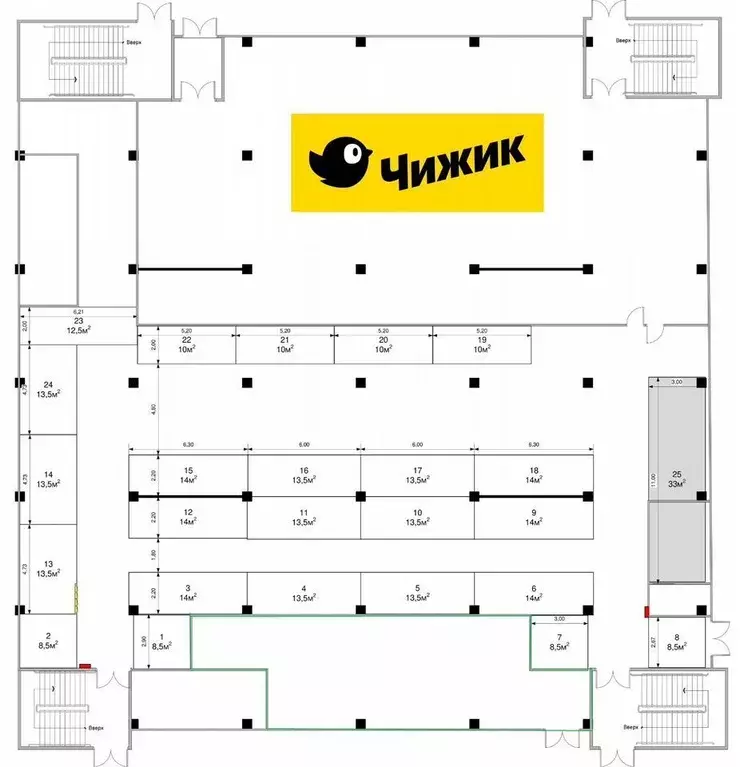 Торговая площадь в Новосибирская область, Новосибирск ул. Есенина, 67 ... - Фото 1