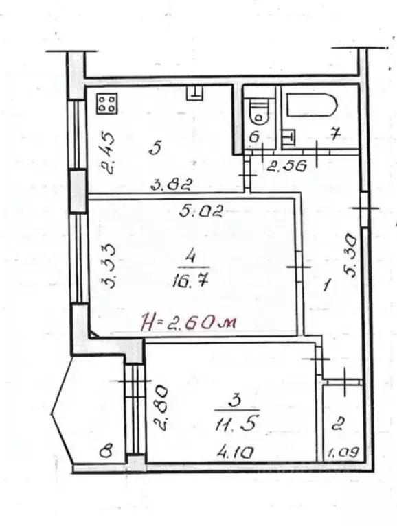2-к кв. Волгоградская область, Волгоград ул. 8-й Воздушной Армии, 15А ... - Фото 2