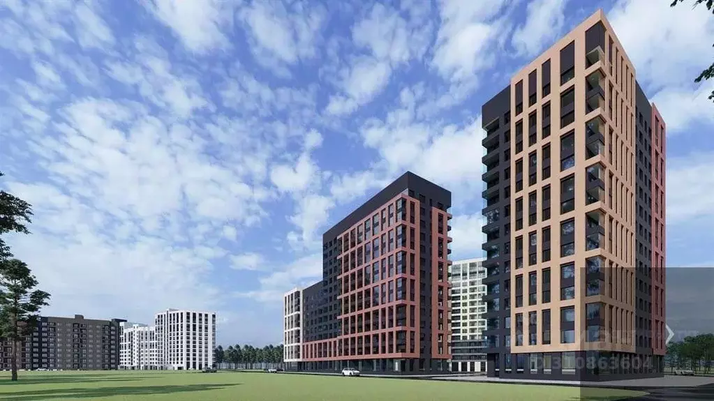 2-к кв. Воронежская область, Воронеж бул. Содружества, 5 (54.0 м) - Фото 2