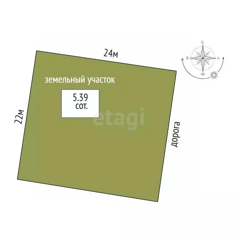 Участок в Ростовская область, Аксайский район, Старочеркасское с/пос, ... - Фото 2