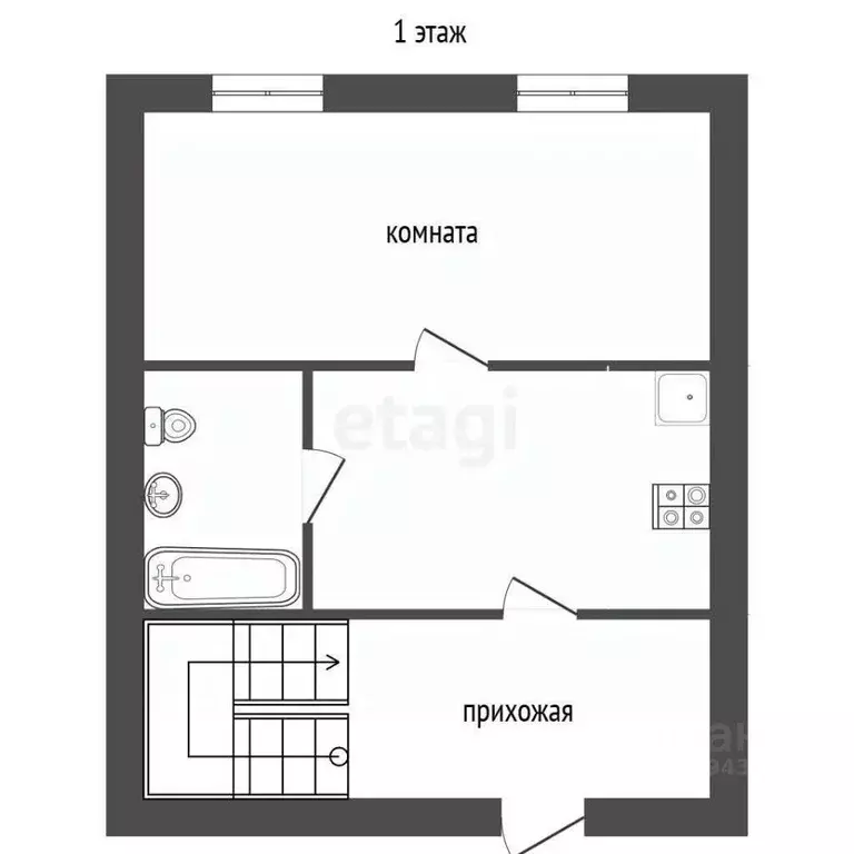 Дом в Мордовия, с. Старая Федоровка ул. Центральная, 10 (54 м) - Фото 2