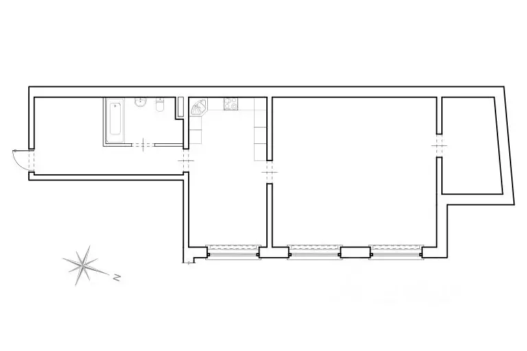 1-к кв. Санкт-Петербург Галерная ул., 40 (79.0 м) - Фото 2