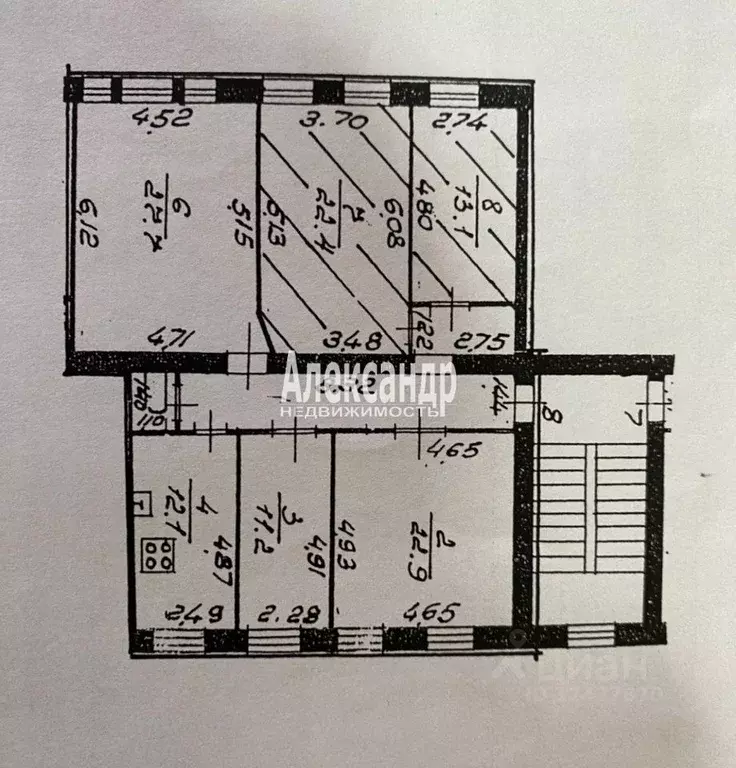 Комната Санкт-Петербург Большой Сампсониевский просп., 23 (35.5 м) - Фото 2