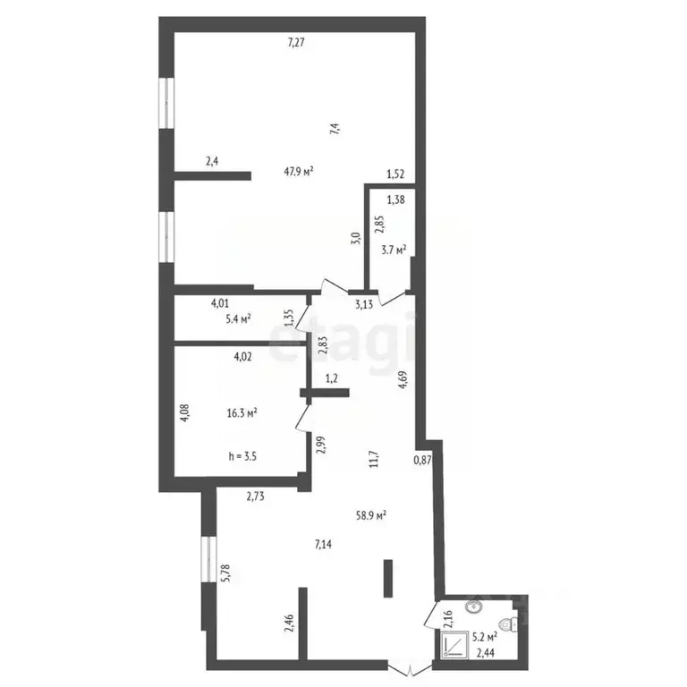 Помещение свободного назначения в Красноярский край, Красноярск ул. ... - Фото 2