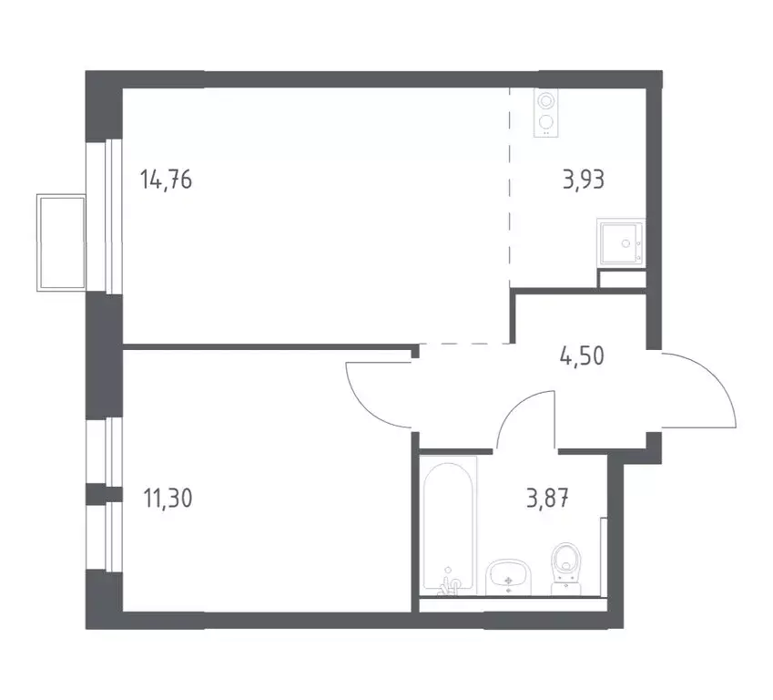 1-комнатная квартира: Химки, микрорайон Клязьма-Старбеево, квартал ... - Фото 1