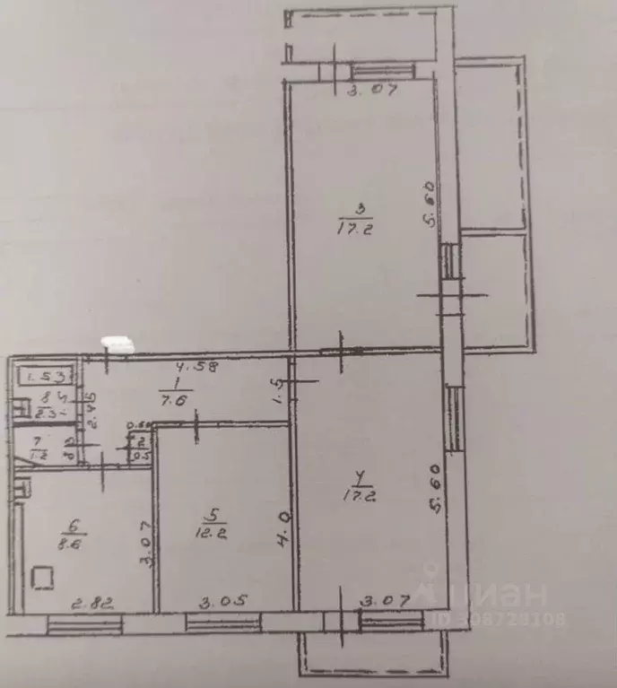 3-к кв. Башкортостан, Уфа ул. Джалиля Киекбаева, 9 (67.0 м) - Фото 0