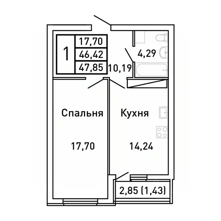 1-к кв. Самарская область, Самара Королев Звездный жилой комплекс ... - Фото 0