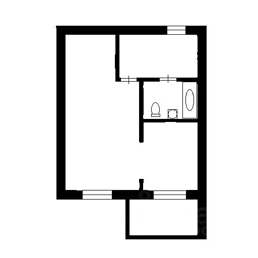 1-к кв. Башкортостан, Уфа ул. Георгия Мушникова, 27 (36.0 м) - Фото 1