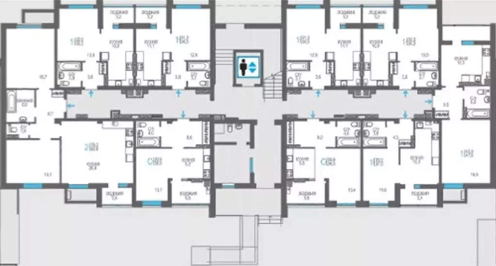 2-к кв. Крым, Феодосия ш. Симферопольское, 48к1 (82.6 м) - Фото 1